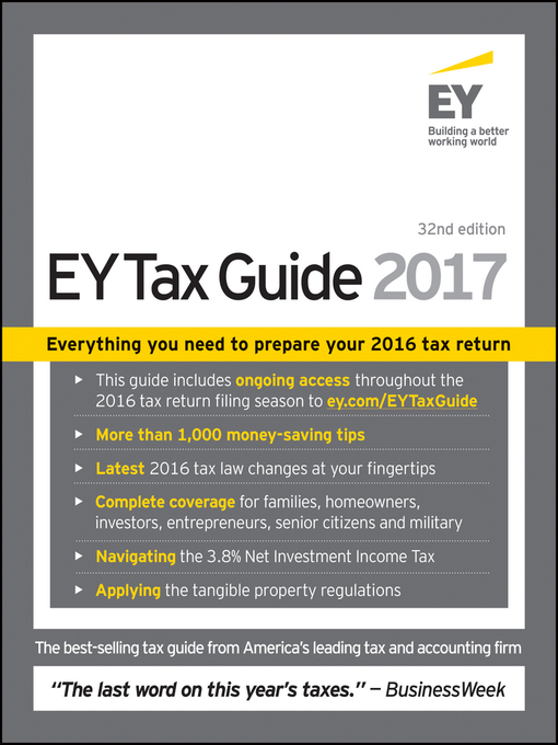 Title details for Ernst & Young Tax Guide 2017 by Ernst & Young LLP - Available